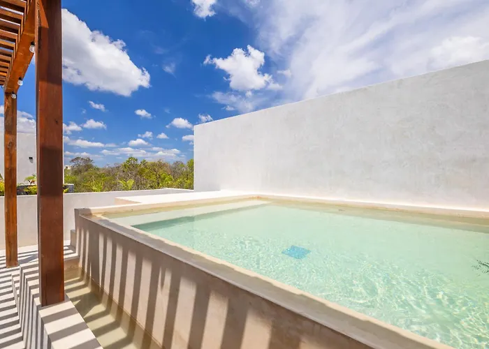 Luxury With 2 Private Pools & Rooftop Tulum